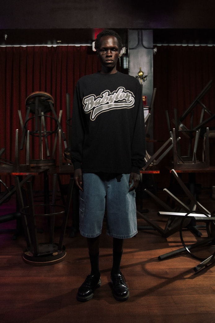 Babylon LA Lifts the Curtain on First FW24 Drop lookbook collection release info price shop los angeles streetwear fashion graphic 