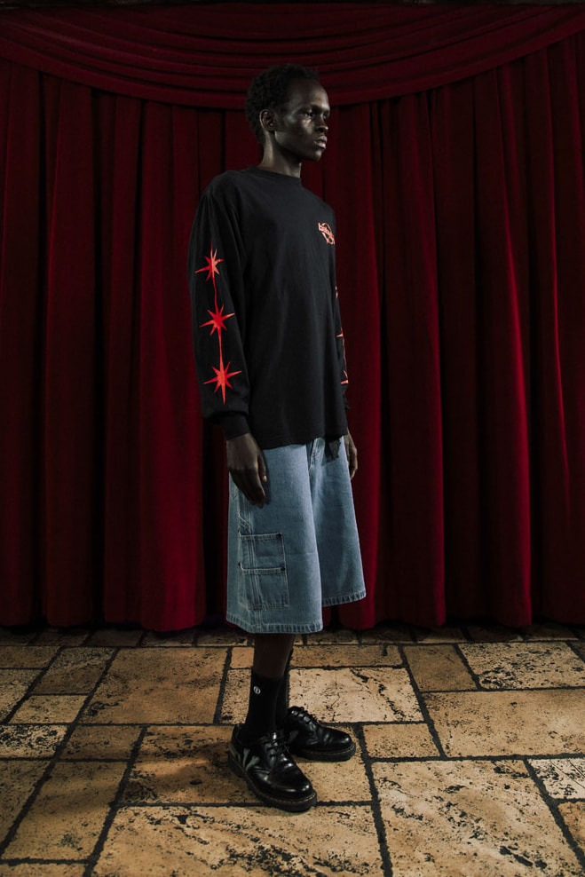 Babylon LA Lifts the Curtain on First FW24 Drop lookbook collection release info price shop los angeles streetwear fashion graphic 