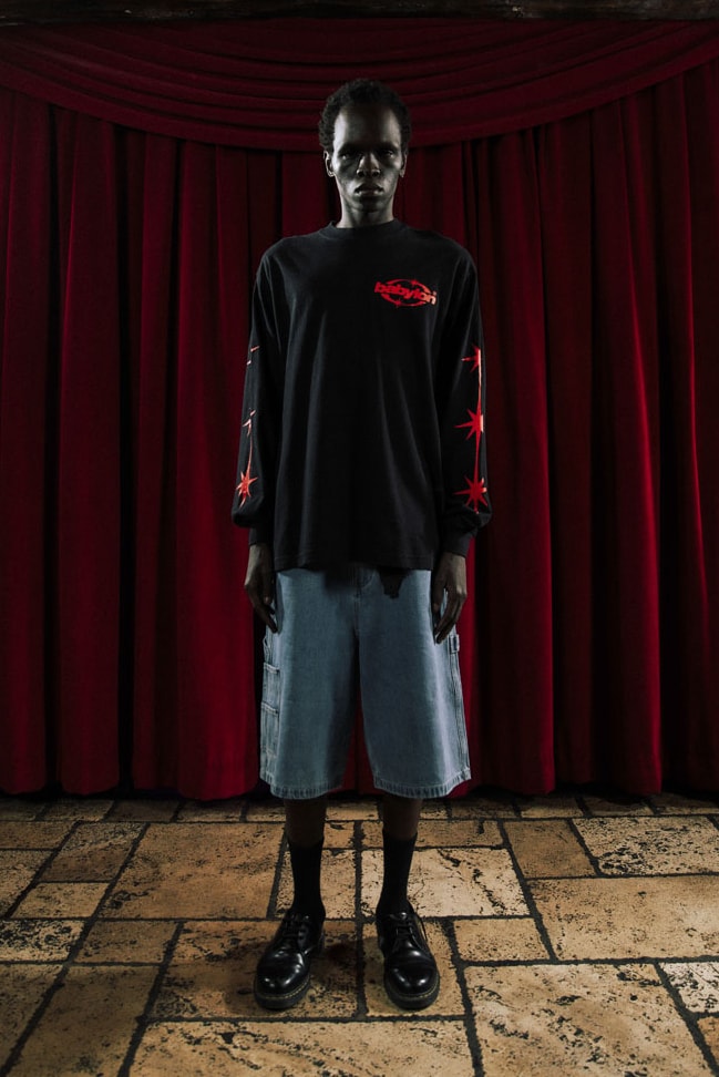 Babylon LA Lifts the Curtain on First FW24 Drop lookbook collection release info price shop los angeles streetwear fashion graphic 