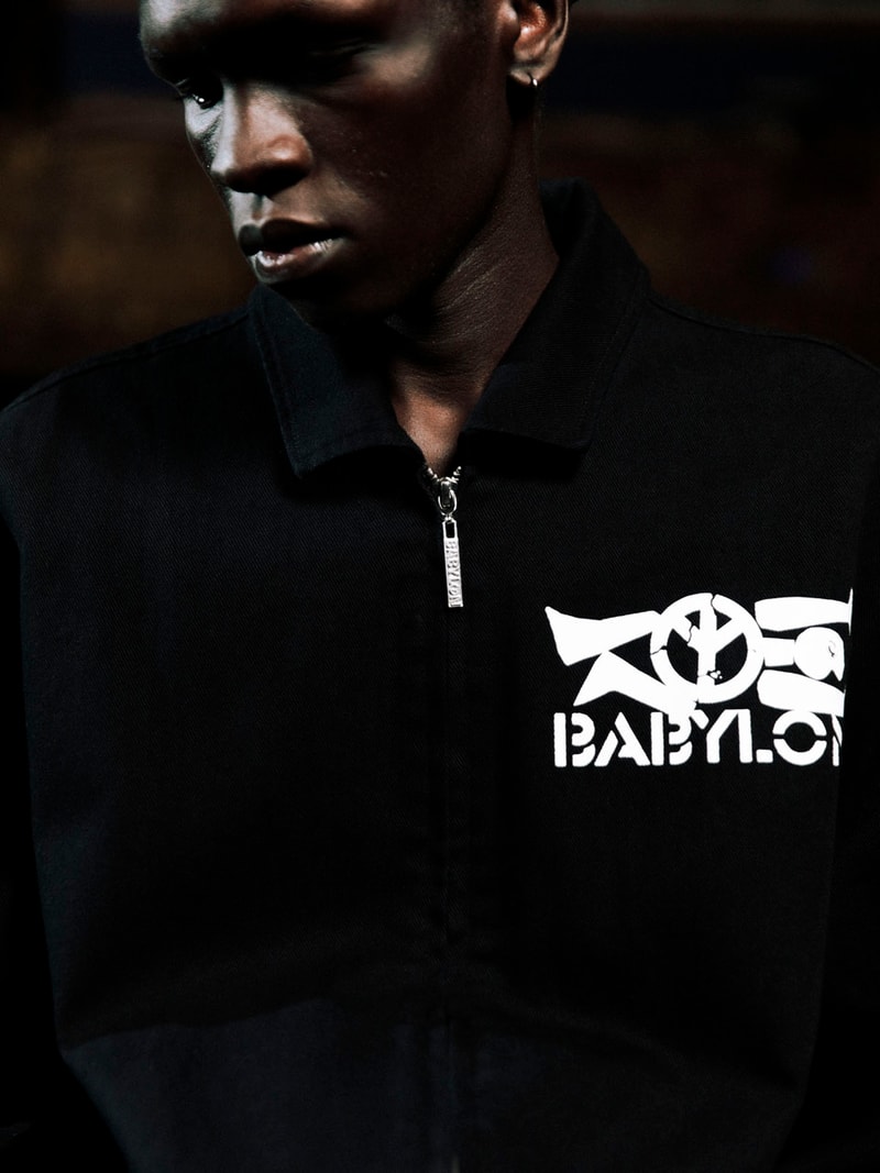 Babylon LA Lifts the Curtain on First FW24 Drop lookbook collection release info price shop los angeles streetwear fashion graphic 