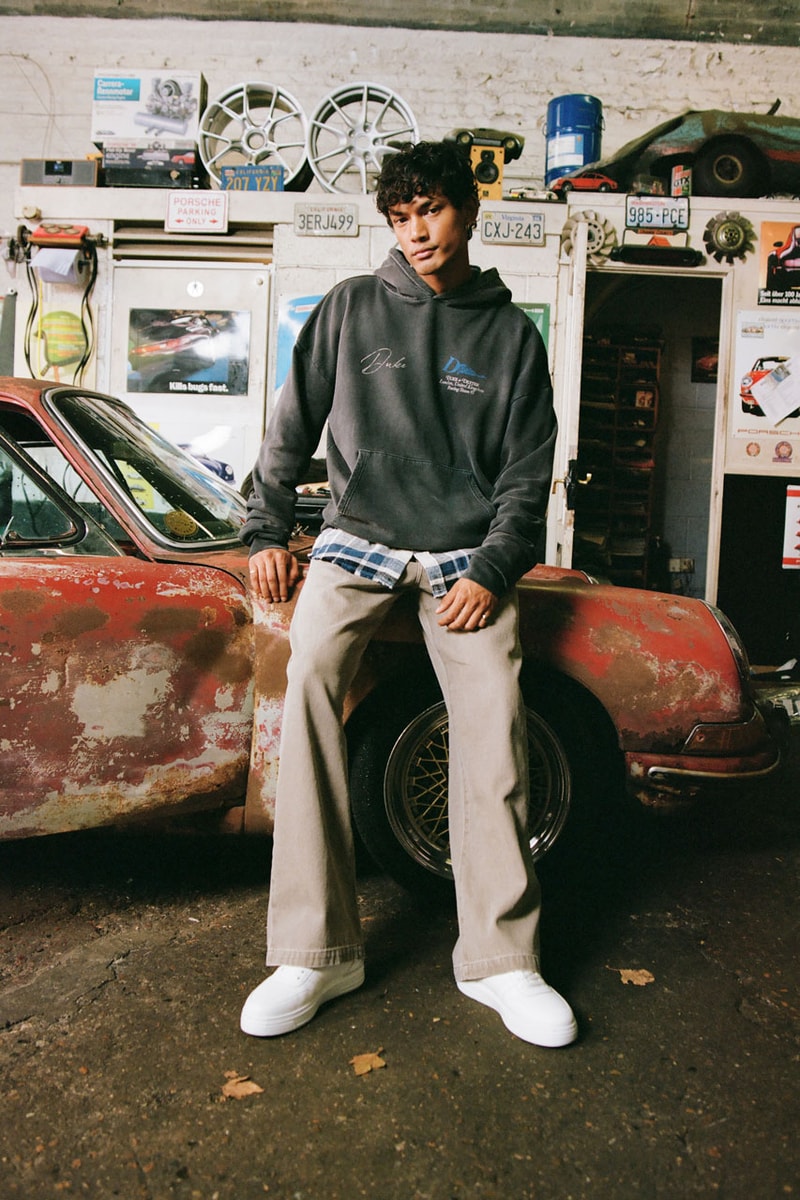 DUKE+DEXTER "Duke Racing" Collection Fashion Streetwear Clothing London UK Penny Loafer Cars Contemporary Fashion