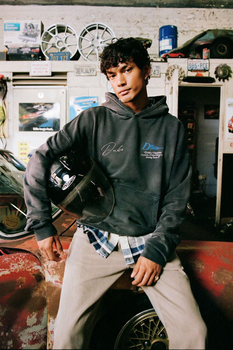 DUKE+DEXTER "Duke Racing" Collection Fashion Streetwear Clothing London UK Penny Loafer Cars Contemporary Fashion