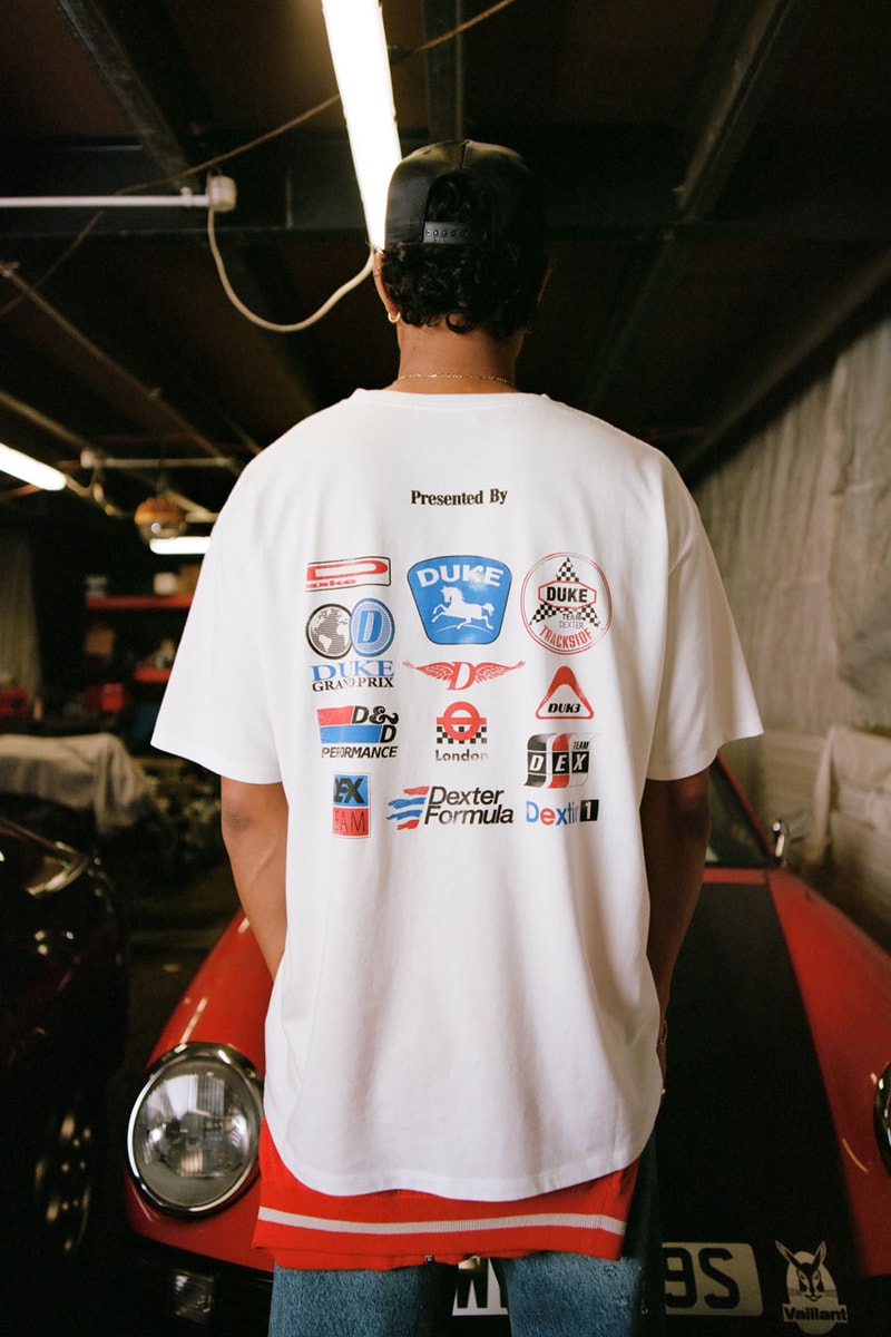 DUKE+DEXTER "Duke Racing" Collection Fashion Streetwear Clothing London UK Penny Loafer Cars Contemporary Fashion