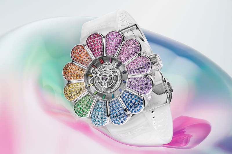 The Hublot x Takashi Murakami MP-15 Tourbillon Sapphire Rainbow Is Set for a Limited Release