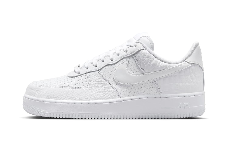 Nike Air Force 1 Low's Classic All-White Look Receives a Mixed Print Take