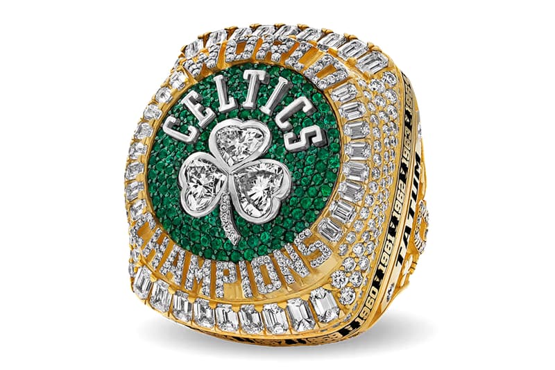 Closer Look Boston Celtics' NBA Championship Rings Hypebeast