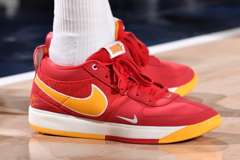 Devin Booker Goes Collegiate With Nike Book 1 "USC" Colorway trojans university of southern california red gold west coast nba basketball shoes phoenix suns