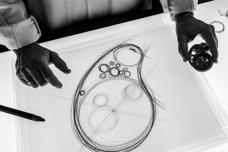 hublot daniel arsham droplet pocket watch spirit of big bang richard orlinski sang bleu fusion tourbillon ceramic watches and wonders timepieces 2024 Murakami