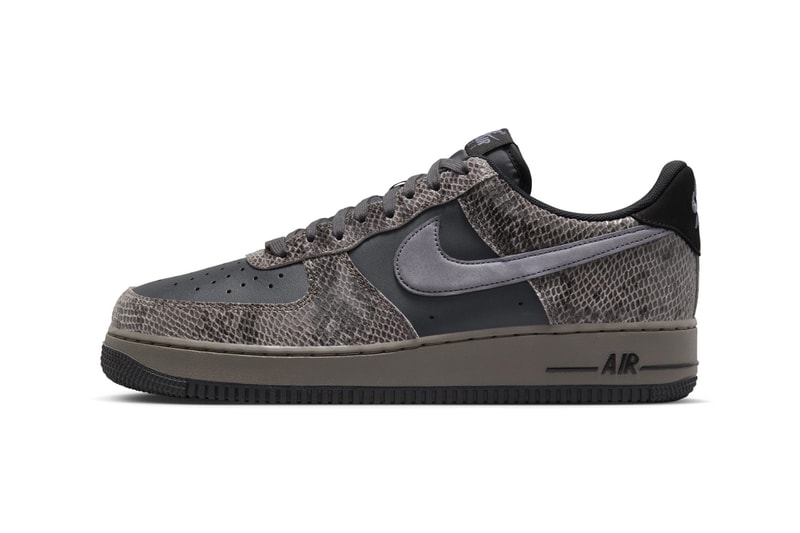 Nike Air Force 1 Low Snakeskin HF2898-001 Release Info