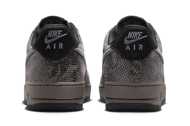 Nike Air Force 1 Low Snakeskin HF2898-001 Release Info