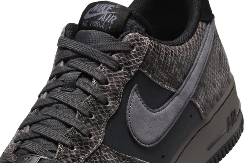 Nike Air Force 1 Low Snakeskin HF2898-001 Release Info