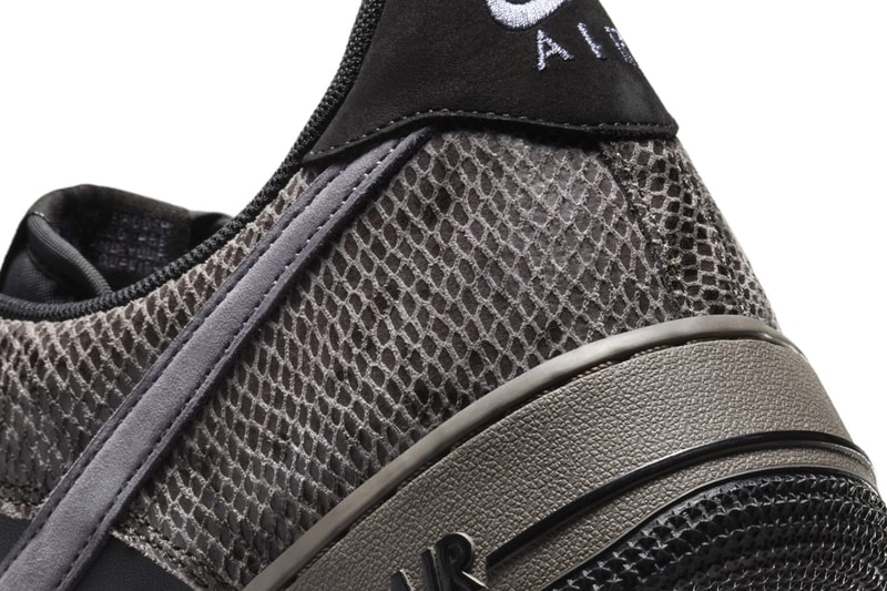 Nike Air Force 1 Low Snakeskin HF2898-001 Release Info