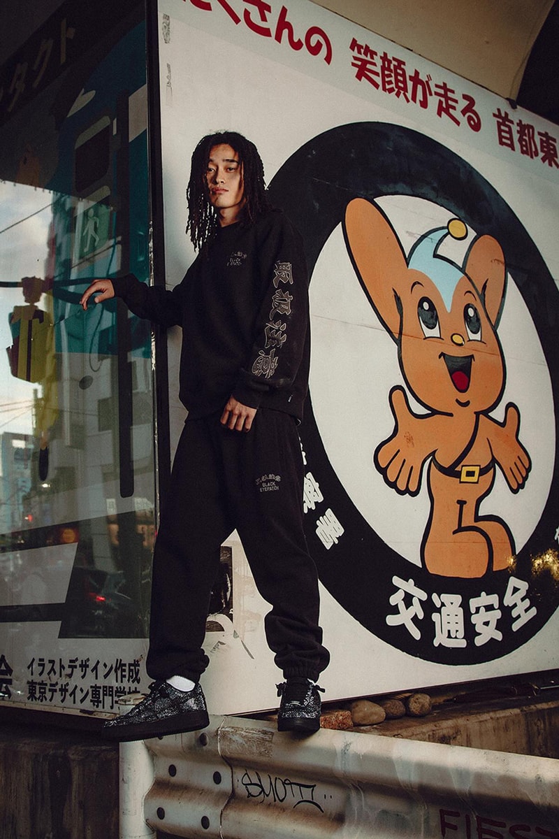 BlackEyePatch Goes Green for Latest Winter Drop release info lookbook collection fall/winter 2024 hoodie zip up jacket track graphic green camo 
