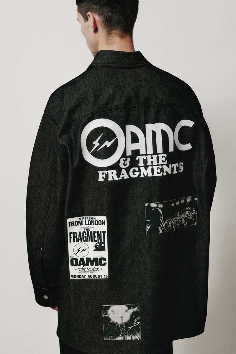 fragment design x OAMC Run It Back With Another Six-Piece Capsule release info hiroshi fujiwara collab collection lookbook website price 