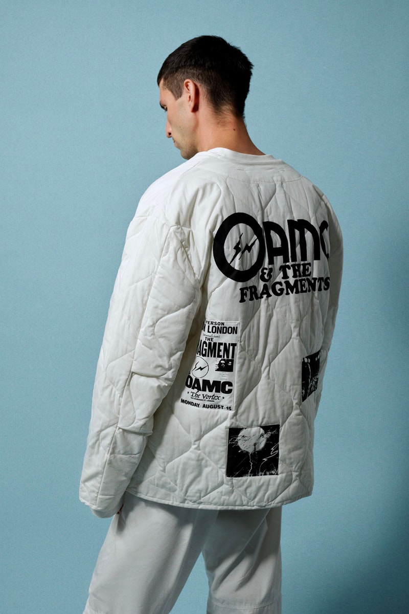 fragment design x OAMC Run It Back With Another Six-Piece Capsule release info hiroshi fujiwara collab collection lookbook website price 