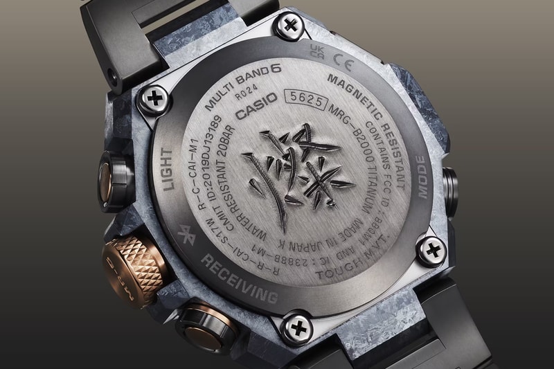 Casio G-SHOCK MRG-B2000JS-1A "Juryoku-Maru: San" Limited Edition Release Info Teruhira Kamiyama katana swordsmith Mamoru Nomura Aogai