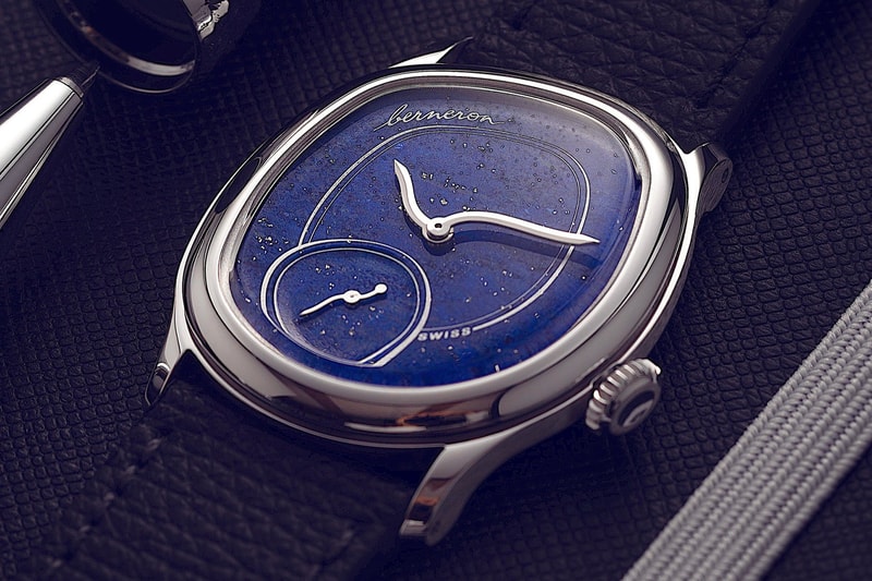 Berneron Mirage 34mm Lapis Lazuli Tiger Eye Info Silvain Berneron Marie-Alix Berneron Cal. 215