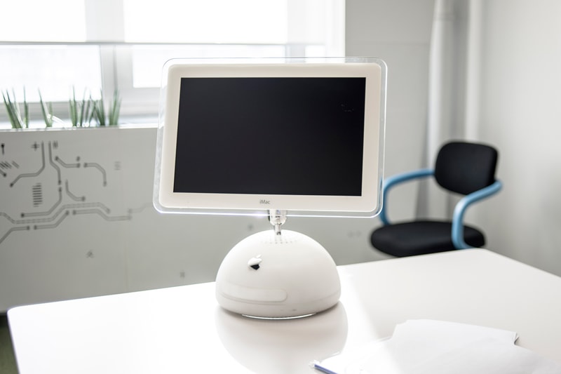 apple smart home device screen imac g4 base circular details bloomberg marc gurman launch release date
