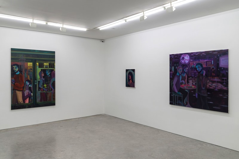 Danielle Roberts Solo Exhibition Fredericks Freiser Phosphorescence Gasoline Painting Art Artworks New York