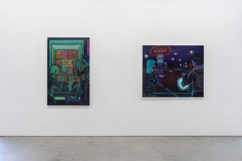 Danielle Roberts Solo Exhibition Fredericks Freiser Phosphorescence Gasoline Painting Art Artworks New York