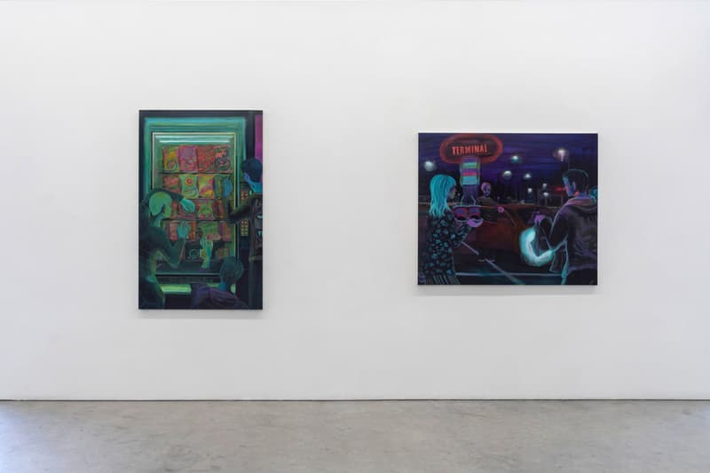 Danielle Roberts Solo Exhibition Fredericks Freiser Phosphorescence Gasoline Painting Art Artworks New York