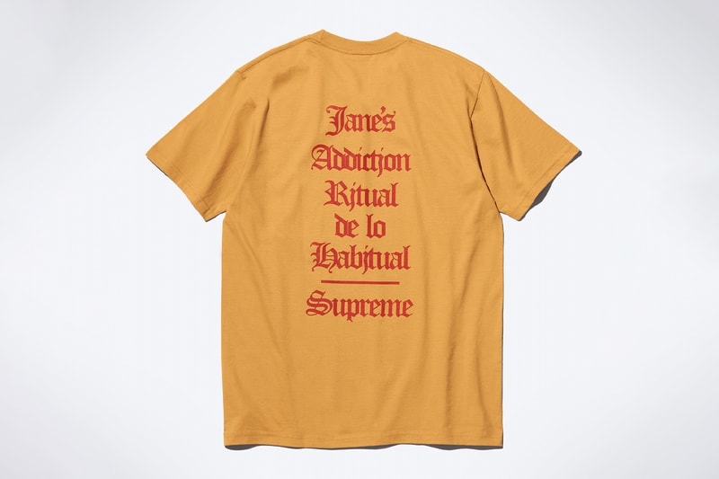 Supreme Jane's Addiction Fall 2024 Release Info