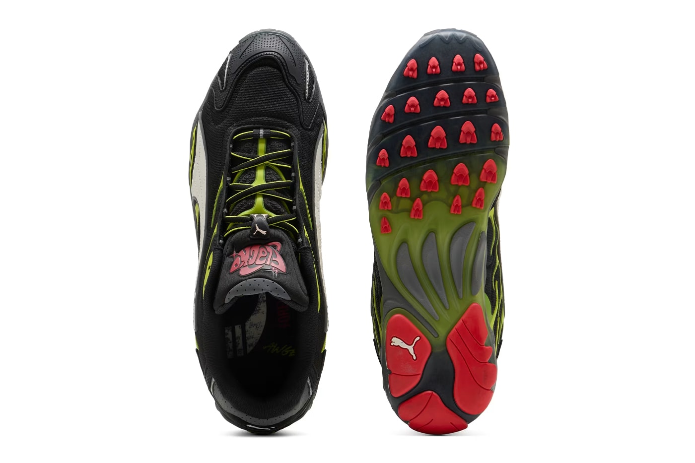 A$AP Rocky x Puma Inhale Thông tin phát hành Colorways mới "PUMA Black-Warm White-Lime Pow,""Warm White-PUMA Black-Pelé Yellow" 402456-01 402459-01