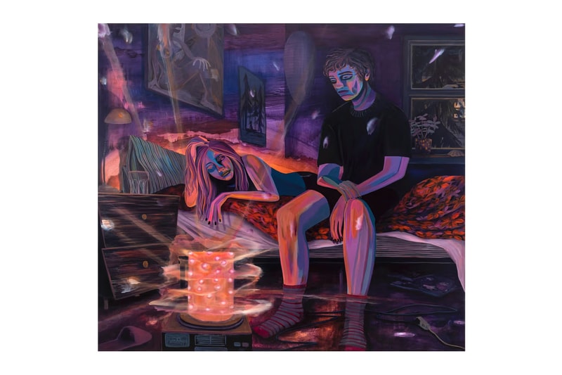 Danielle Roberts Solo Exhibition Fredericks Freiser Phosphorescence Gasoline Painting Art Artworks New York