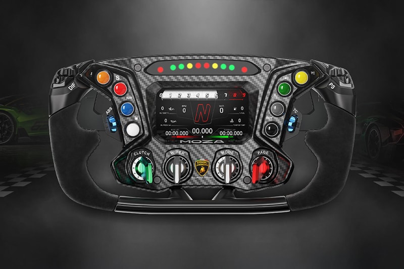 MOZA Racing x Lamborghini Essenza SCV12 Sim Wheel Release Info