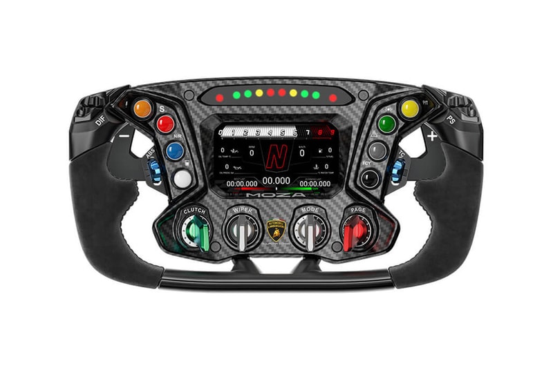 MOZA Racing x Lamborghini Essenza SCV12 Sim Wheel Release Info