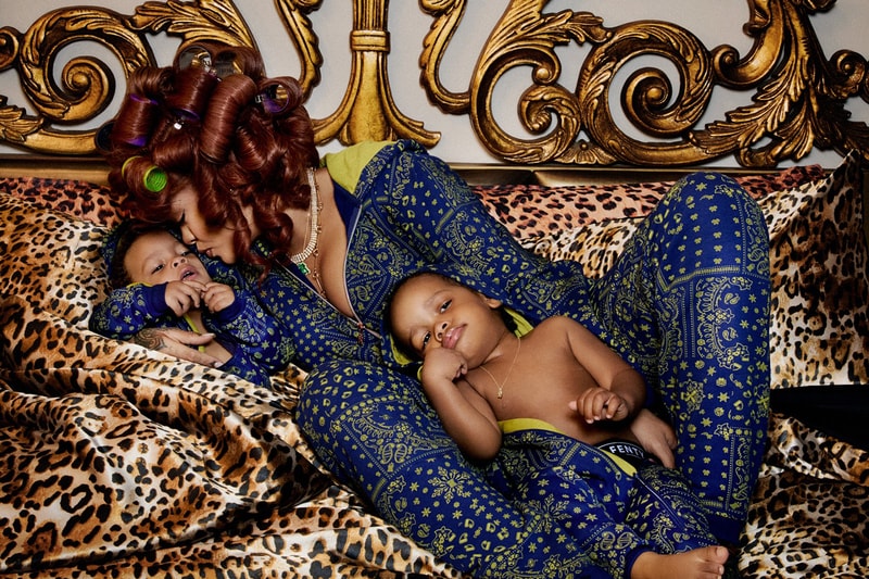 Rihanna Wrangles RZA and Riot for New Savage x Fenty Campaign puma release info asap rocky music holiday christmas onesie shop link price