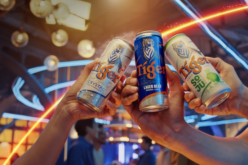 Tiger Beer Unveils Tiger Stripe Stunt and New Design