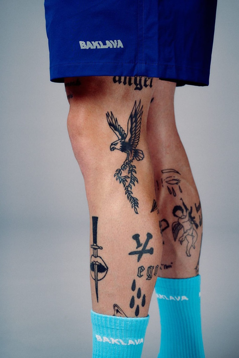 Action Bronson's BAKLAVA Activewear Brand "Specializes In Life" release info new balance collab chef sneaker nyc marathon mayhem lauren minimus trail shoe fuelcell rebel v4 9960v6 doctor bam bam link price running sports apparel design nv