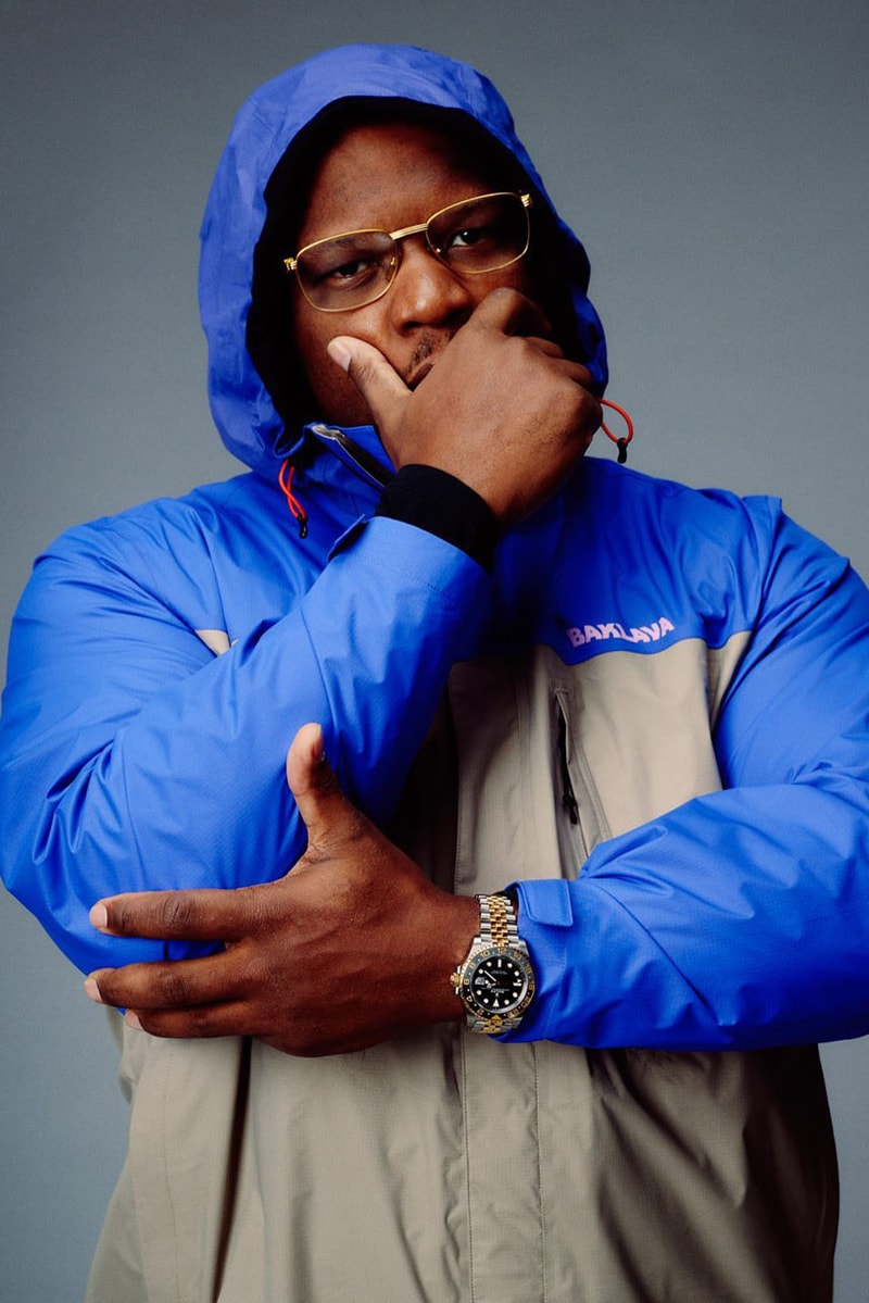Action Bronson's BAKLAVA Activewear Brand "Specializes In Life" release info new balance collab chef sneaker nyc marathon mayhem lauren minimus trail shoe fuelcell rebel v4 9960v6 doctor bam bam link price running sports apparel design nv