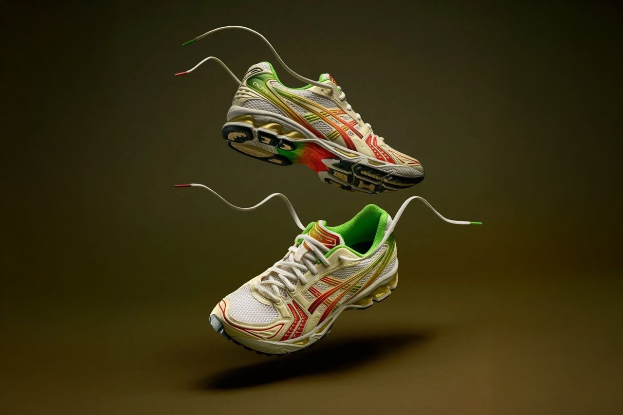 CNCPTS x ASICS Gel-Kayano 14 "OOO" 1203A561-100 “Cannoli Cream/Poinciana” Release Info 