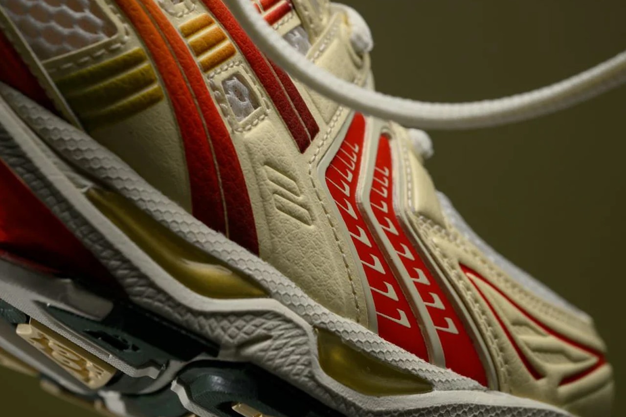 CNCPTS x ASICS Gel-Kayano 14 "OOO" 1203A561-100 “Cannoli Cream/Poinciana” Release Info 