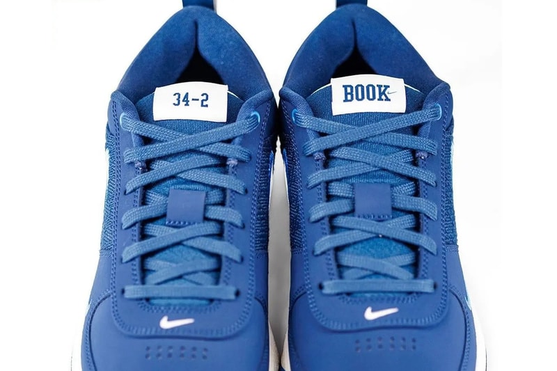 Devin Booker Drops off Nike Book 1 PEs For University of Kentucky home away wildcats blue and white 1996 national championship run nba basketball swoosh shoes
