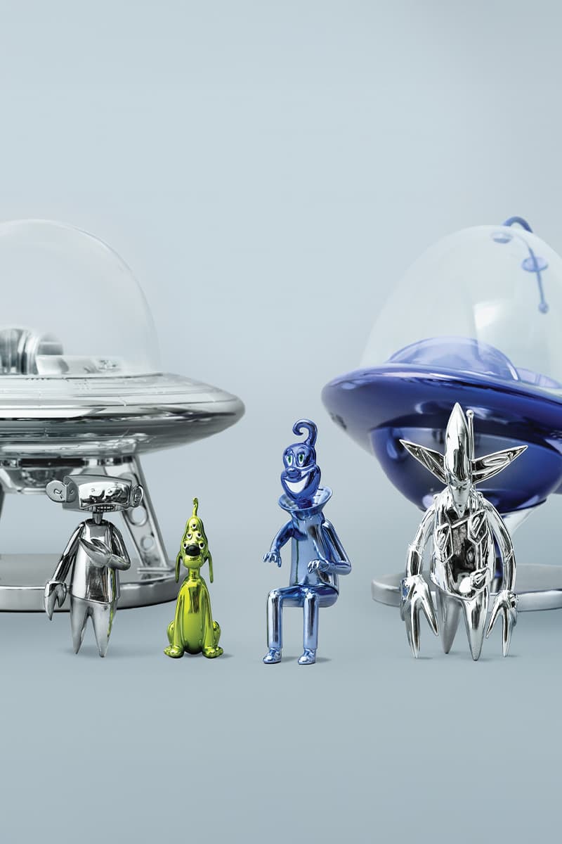 Futura x Kenny Scharf x AllRightsReserved “Untitled” Stainless Steel Sculpture Set Release Collaboration Info