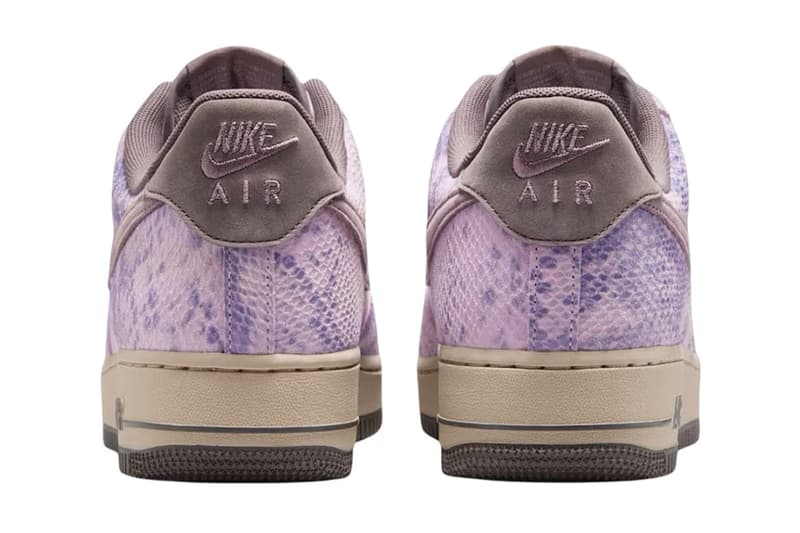 Nike AF1 Purple Snake Release Info