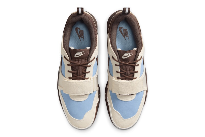 travis scott nike baseball sportswear zoom field jaxx leche blue official release date info photos price store list buying guide HQ3072-400