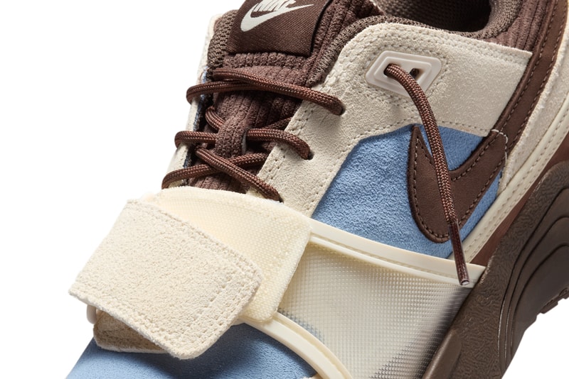 travis scott nike baseball sportswear zoom field jaxx leche blue official release date info photos price store list buying guide HQ3072-400
