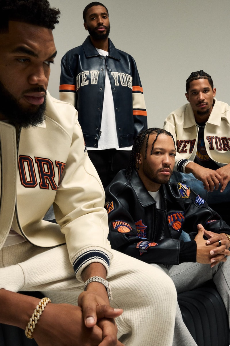 New York City's NBA Stars Lead Kith for the New York Knicks 2024 release info collab night msg madison square garden basketball collab collection capsule drop Jalen Brunson, Josh Hart, Karl-Anthony Towns, OG Anunoby and Mikal Bridges.