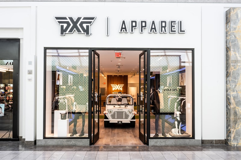 pxg scottsdale apparel pop up store golf clothing opening luxury mall location where holiday