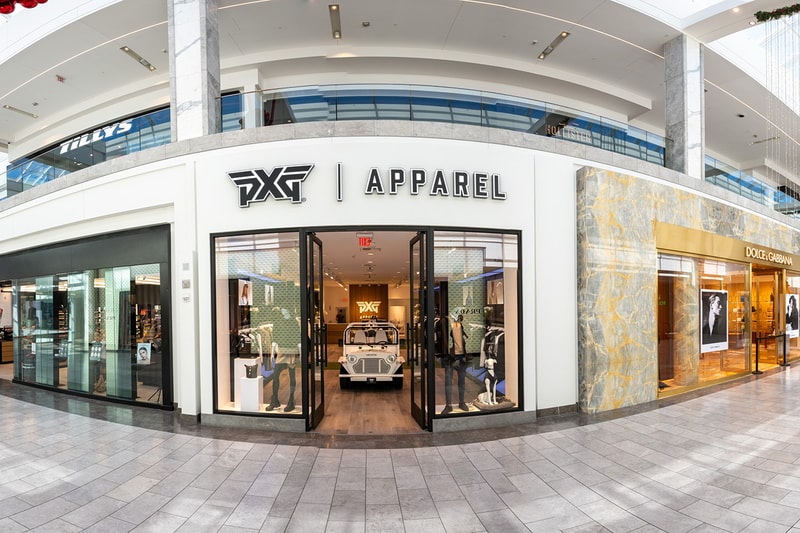 pxg scottsdale apparel pop up store golf clothing opening luxury mall location where holiday