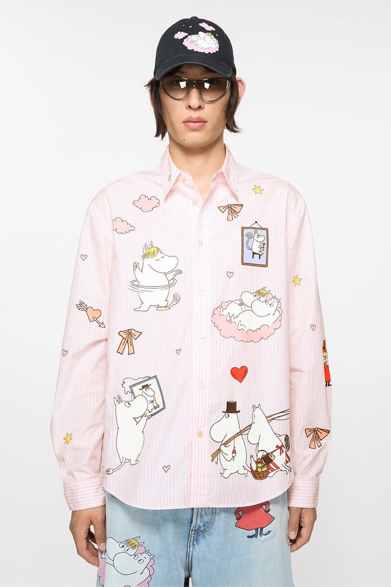 Acne Studios x Moomin Collaboration "Face" Collection Release Info