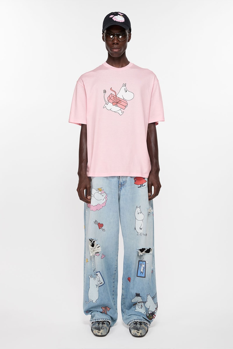 Acne Studios x Moomin Collaboration "Face" Collection Release Info