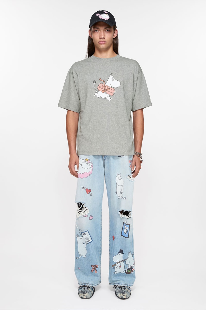 Acne Studios x Moomin Collaboration "Face" Collection Release Info