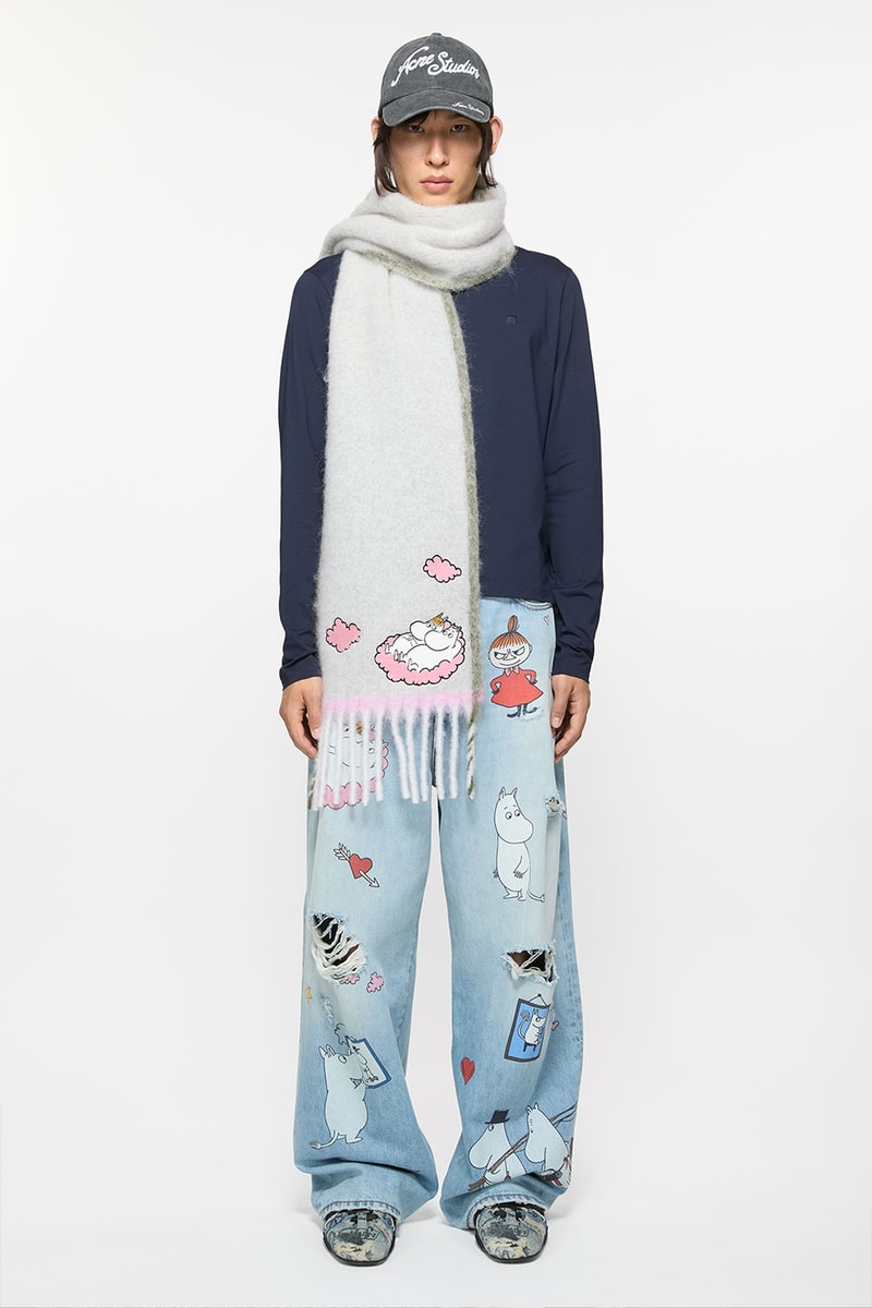 Acne Studios x Moomin Collaboration "Face" Collection Release Info