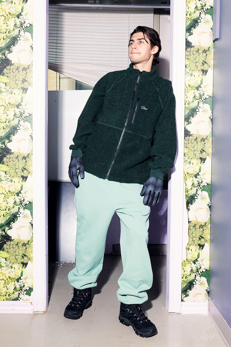 Dime Welcomes Cozy Essentials For Holiday 2024 fleece sweaters jackets pants hoodies sweatpants lookbooks canadian skatewear brand monteral quebec