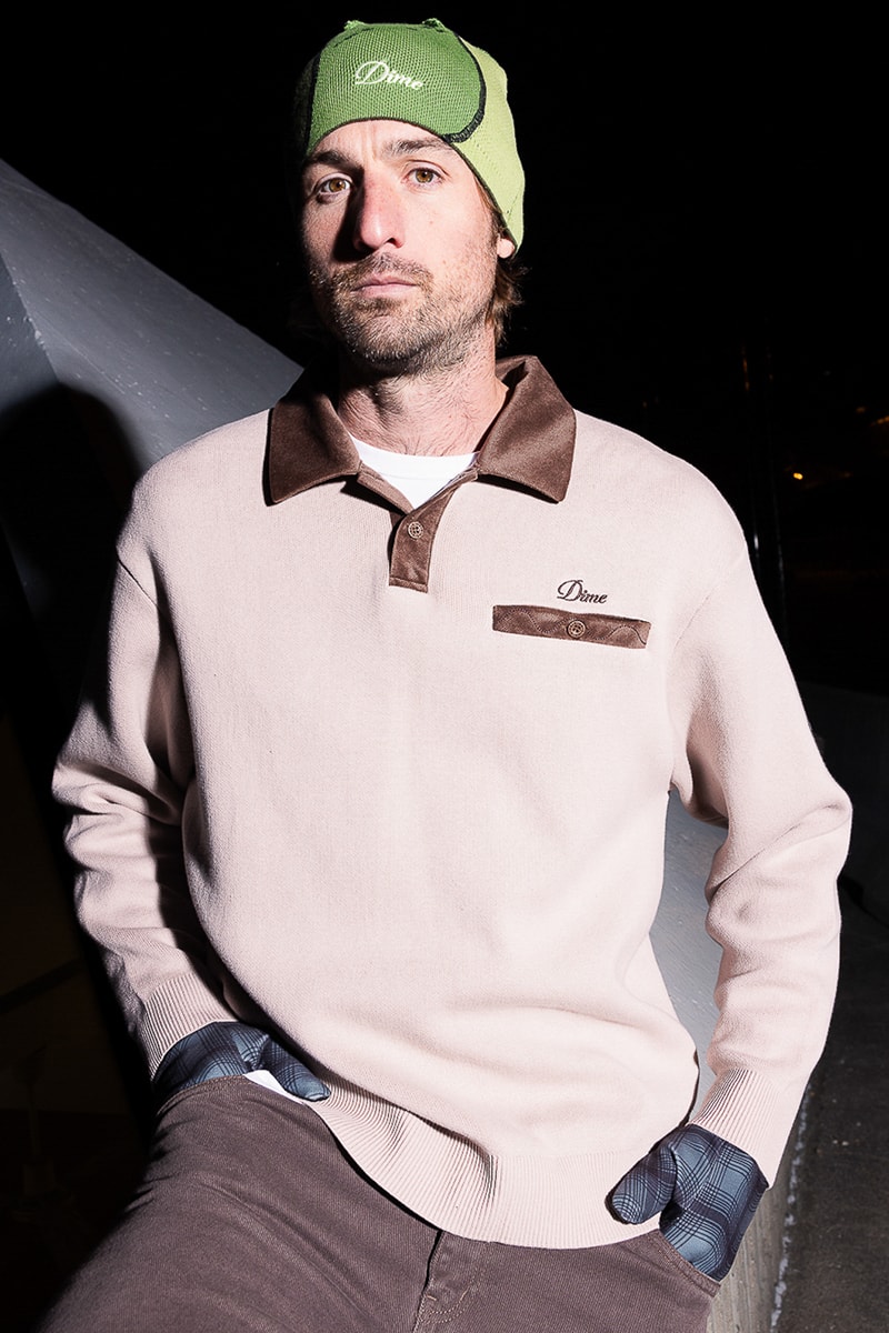 Dime Welcomes Cozy Essentials For Holiday 2024 fleece sweaters jackets pants hoodies sweatpants lookbooks canadian skatewear brand monteral quebec